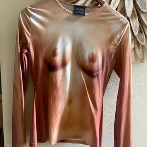 Jean Paul Gaultier Lotta Volkova Naked Shirt Size Large